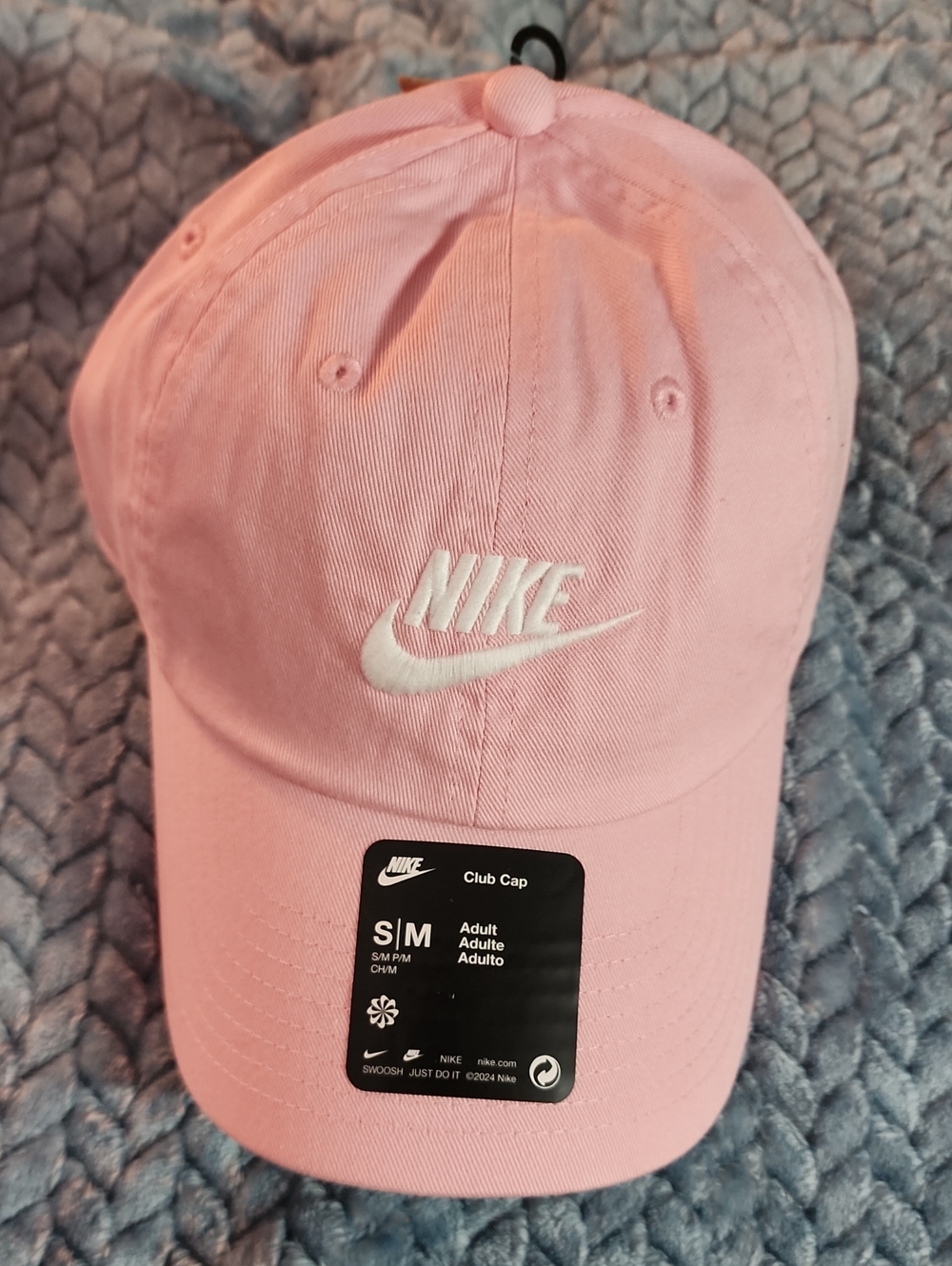 Nike Women's Pink Embroidered Logo Baseball Cap